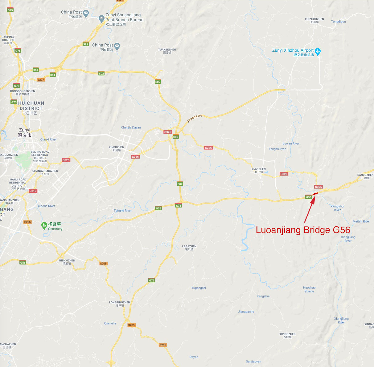 Luoanjiang G56LocationMap.jpg