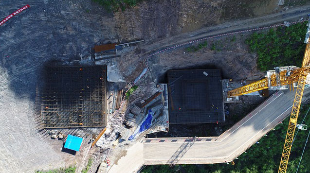 Chishuihe Bridge ChajiaotanFoundationDownView.jpg