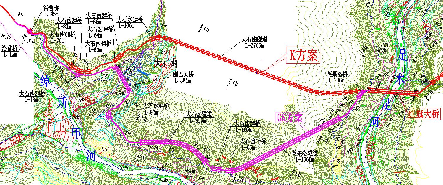 Route choice west of Hongqi bridge.JPG