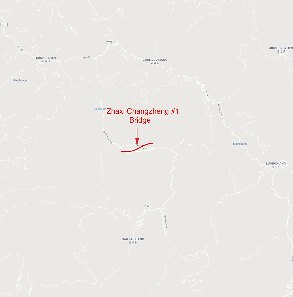 Zhaxi Changzheng 1 LocationMap.jpg