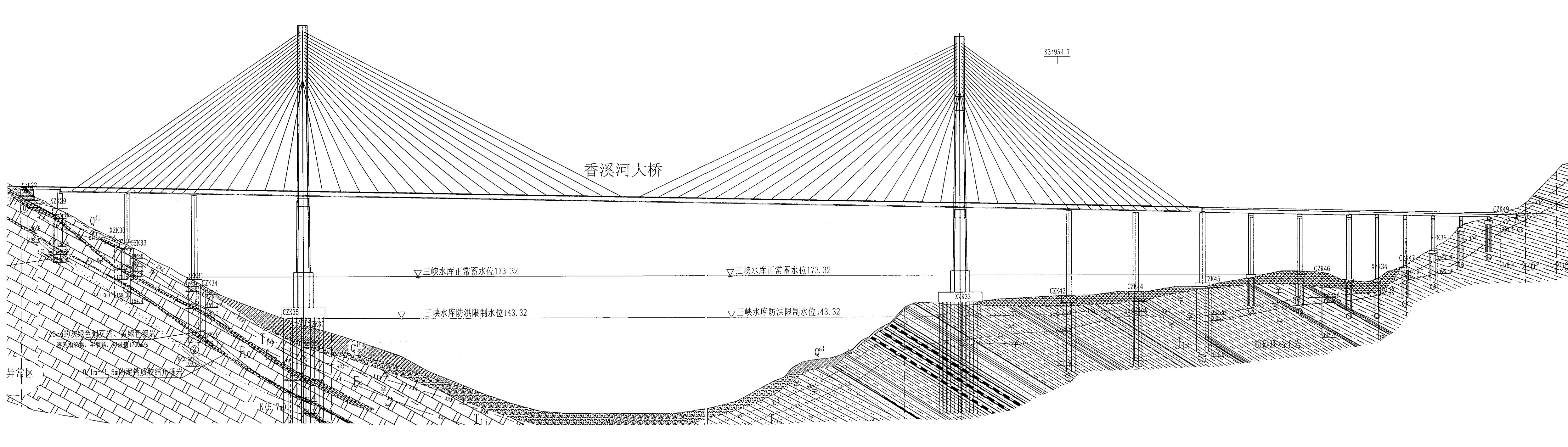 橋三枝子 Xiangxihe Bridge - HighestBridges.com