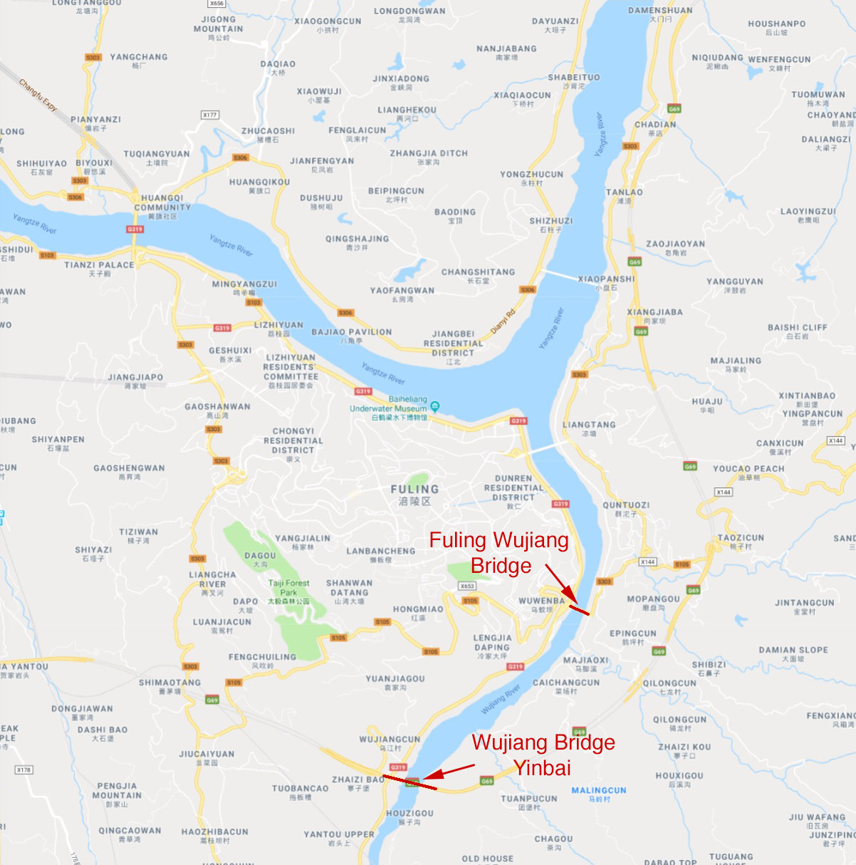 FulingWujiangRiverBridgeLocationMap.jpg