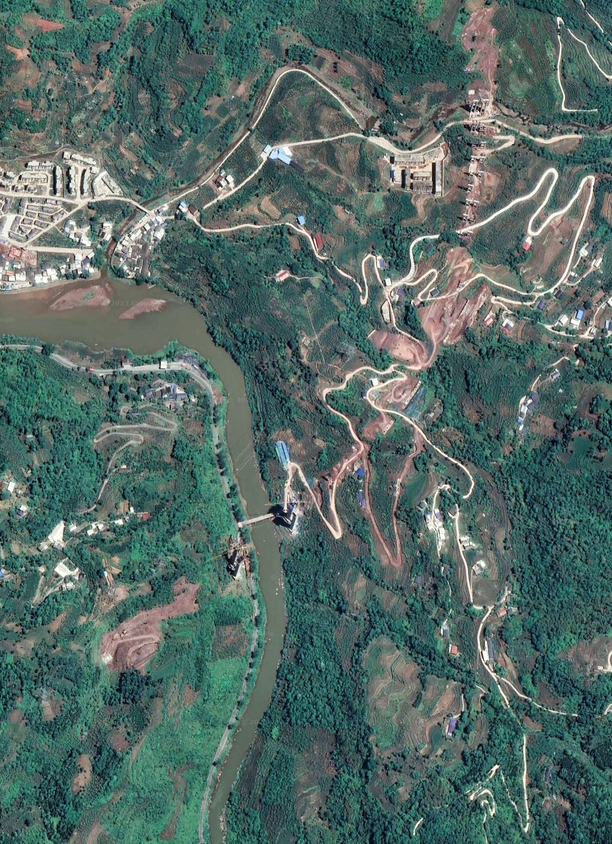 Mabianhe bridge JiansheSatellite.jpg