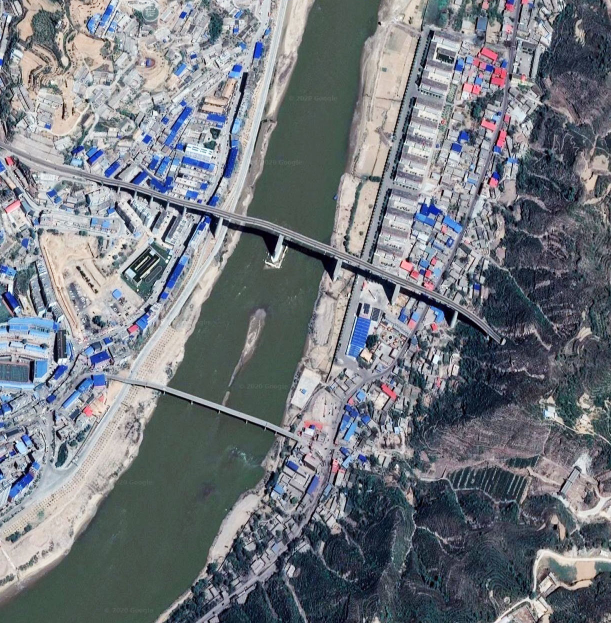 Wubao Yellow River RailwaySatellite.jpg