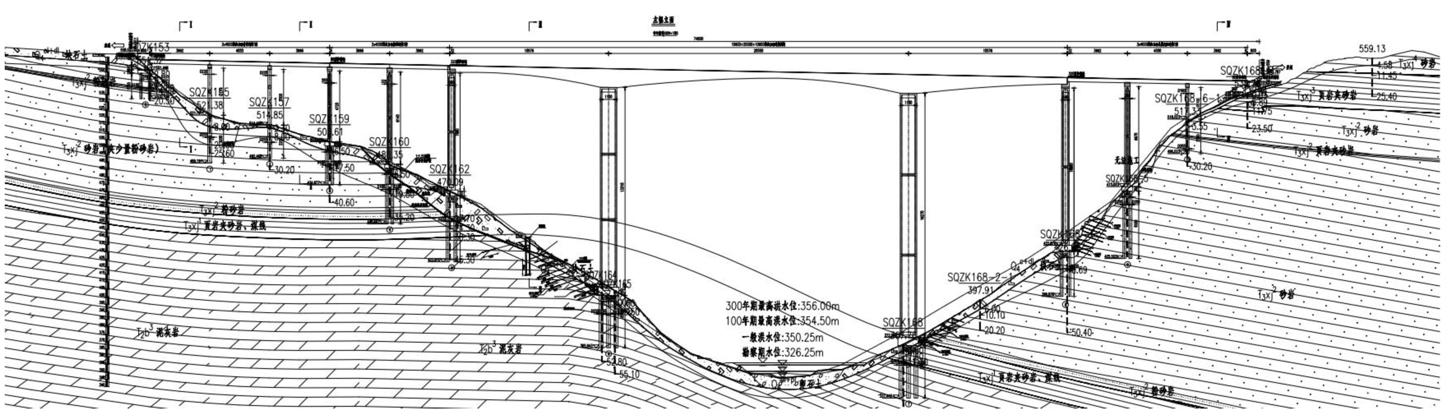 Shuanghekou Bridge WuyunkaiElevation1.jpg